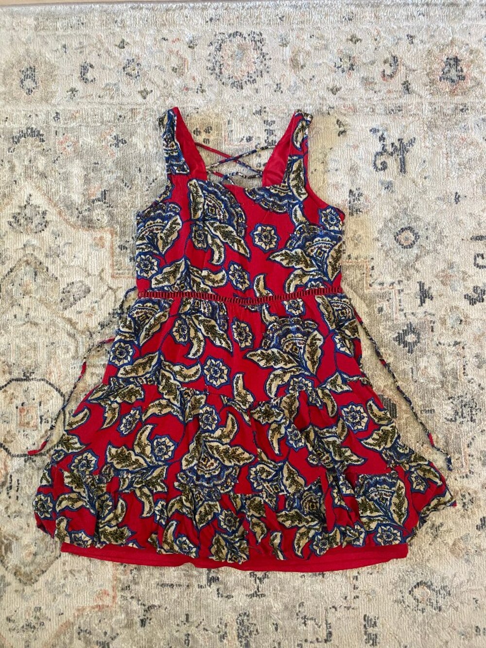 Maurices red floral dress